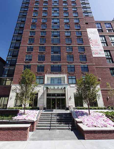 Front View of Jersey City NJ Luxury Apartments For Rent