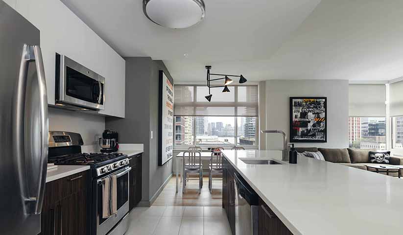 Dining Area in Jersey City Luxury Apartments for Rent